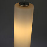 Pair of vintage Danish opaline glass hanging light