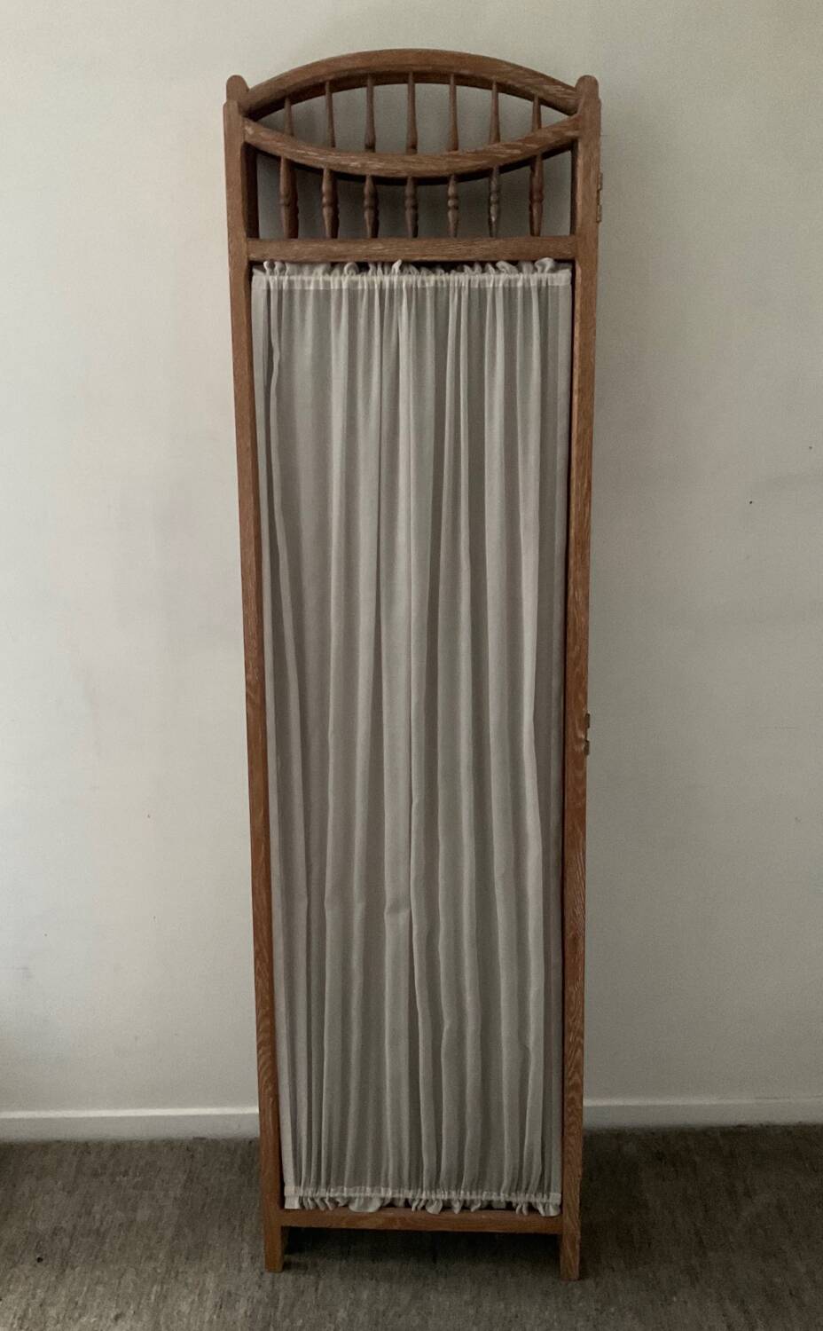 Vintage weathered wooden screen
