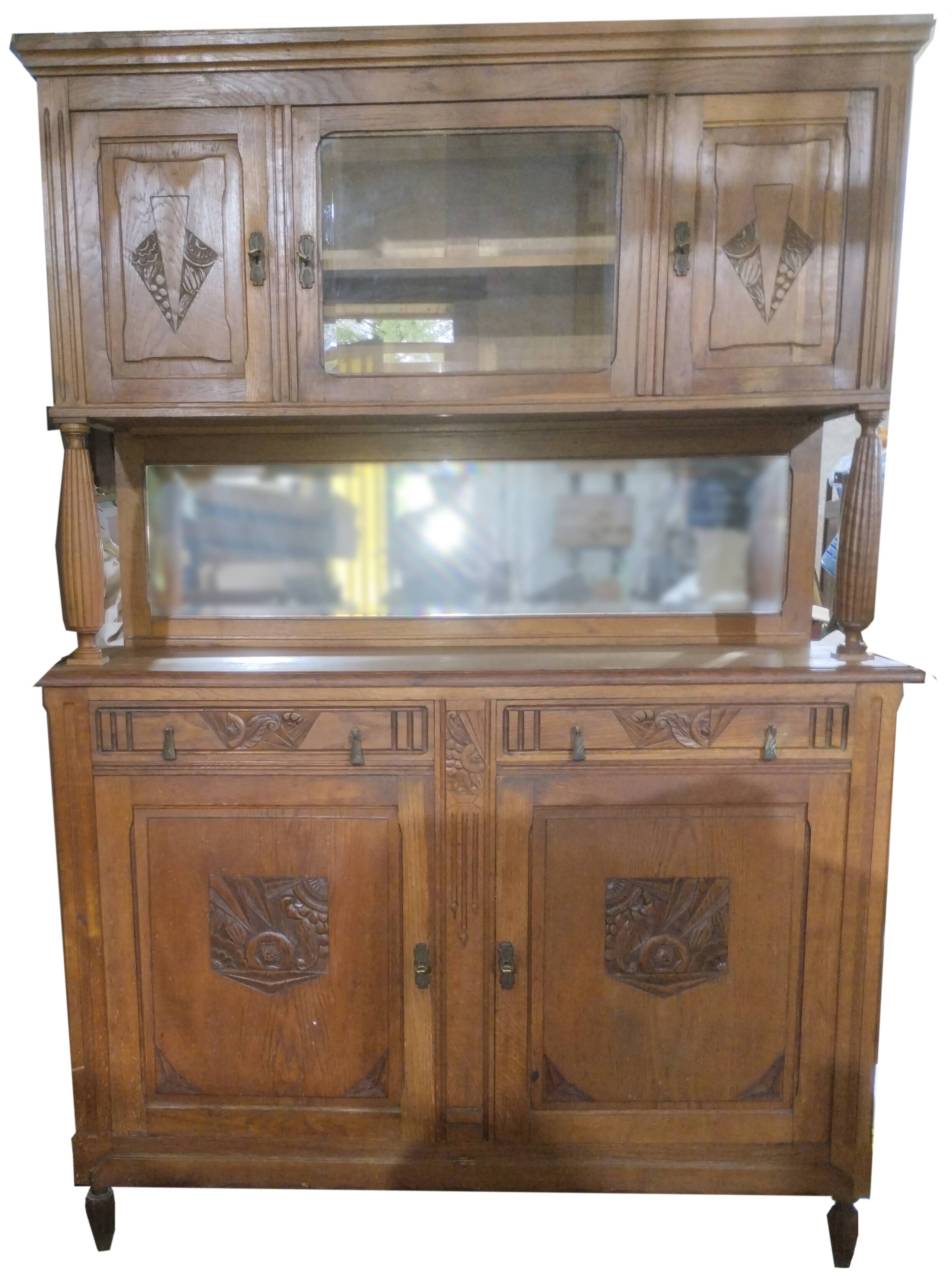 Two body sideboard - Art deco style