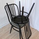 Vintage Bentwood Dining Chairs - Set of 4 Ligna Style - 1980s Yugoslavia