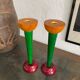 Pair of vintage Ikea candle holders