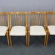 Set of four restored mid-century dining chairs by Jitona