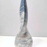 Lacquered and Airbrushed Ceramic Centerpiece /Vase Model Nr 182/2 by Vibi, Italy