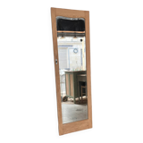 Vintage Art Deco mirror door Izïa solid oak wood