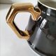 Vintage black and gold teapot RIO – Art Deco style