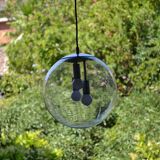 Chandelier pendant lamp Doria Leuchten West Germany 1960