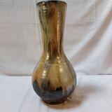 Large vase in flamed Boufflioux sandstone signed GUÉRIN - 1930s