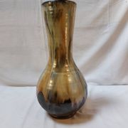 Grand vase en grès flammé de Boufflioux signé GUÉRIN - Années 30