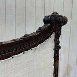 Walnut fireplace screen from the early 20th century