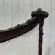 Walnut fireplace screen from the early 20th century