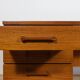 Mid-Century Teak Freestanding Desk by Torben Valeur & Henning Jensen for Dy