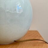 Porcelain lamp signed