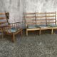 Vintage oak living room