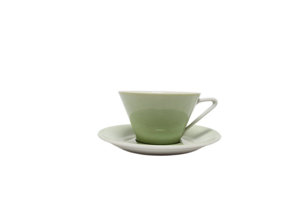 Postmodern cup and saucer, Austria, 1960s, set of 2