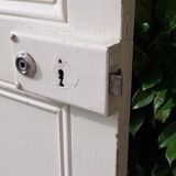 Communication door 1 translucent glass H233.5xL84.5cm old 20th century