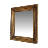 Miroir mural en bois doré antique en or