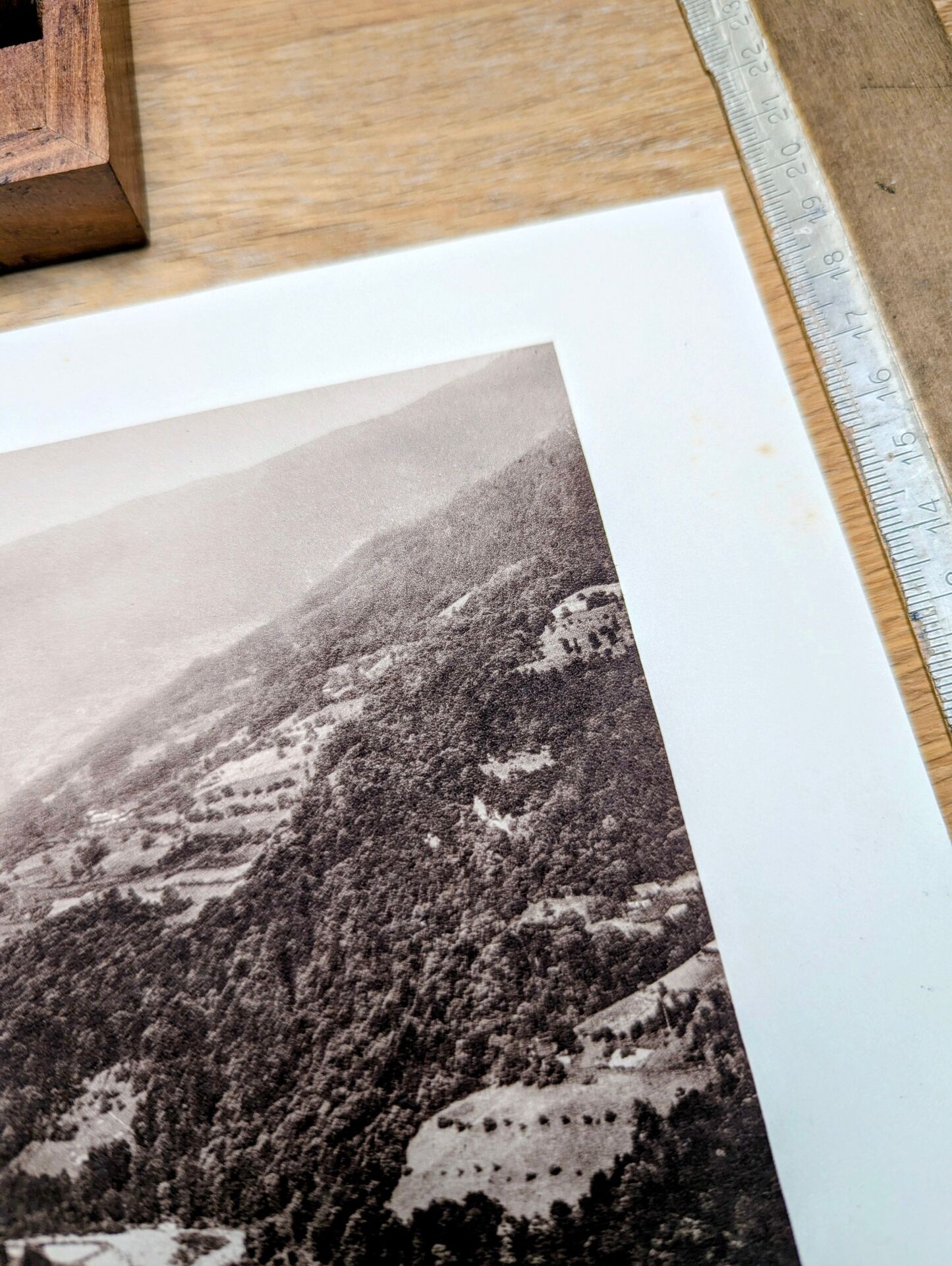 Ugine, Savoie. Photo print from 1942.