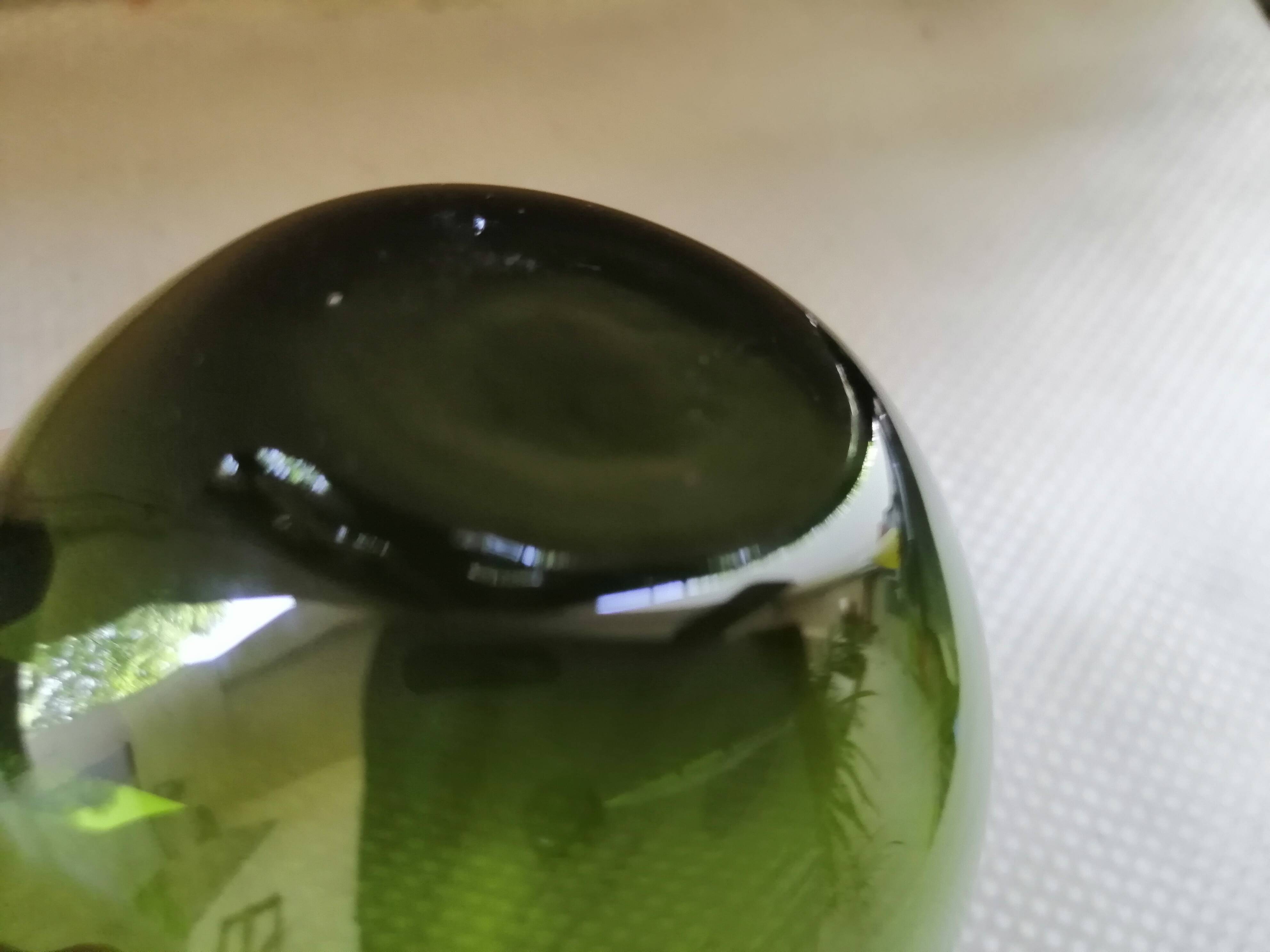 Glass vase drop 15 cm in height