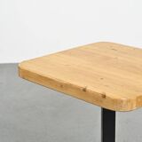 Square table, Charlotte Perriand, Les Arcs 2000, circa 1979.