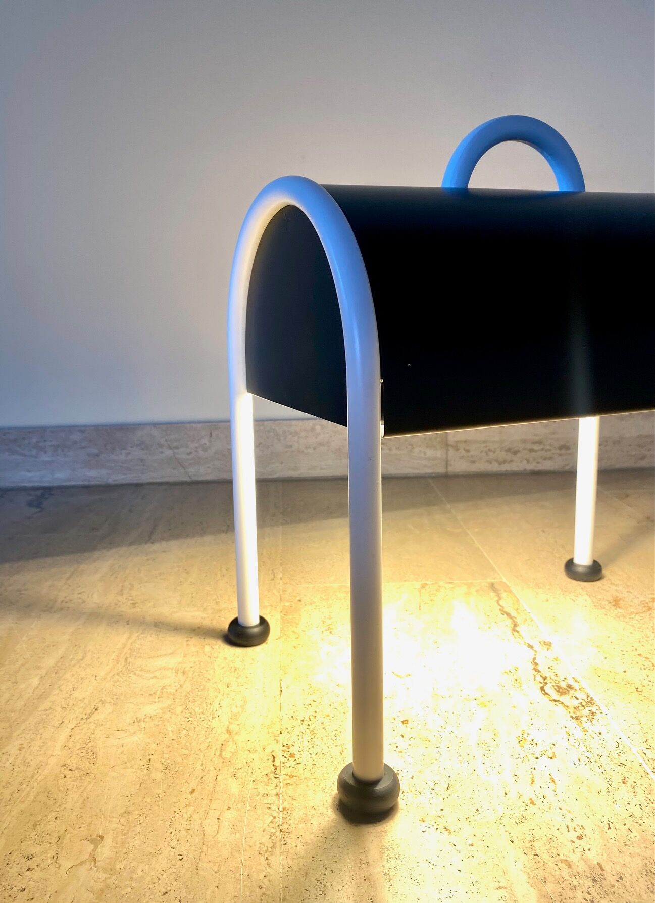 Table lamp model valigia by Ettore Sottsass for Stilnovo, 1977