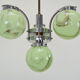 Art deco chrome chandelier,1930's.