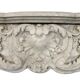Louis XV style fireplace in white Carrara marble 19th century