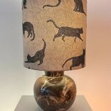 Lampe de table charmante pour les amoureux des chats - nouvellement assemblée