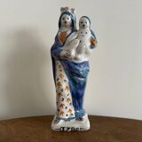 Virgin giving birth to Child in 18th century earthenware, 1780