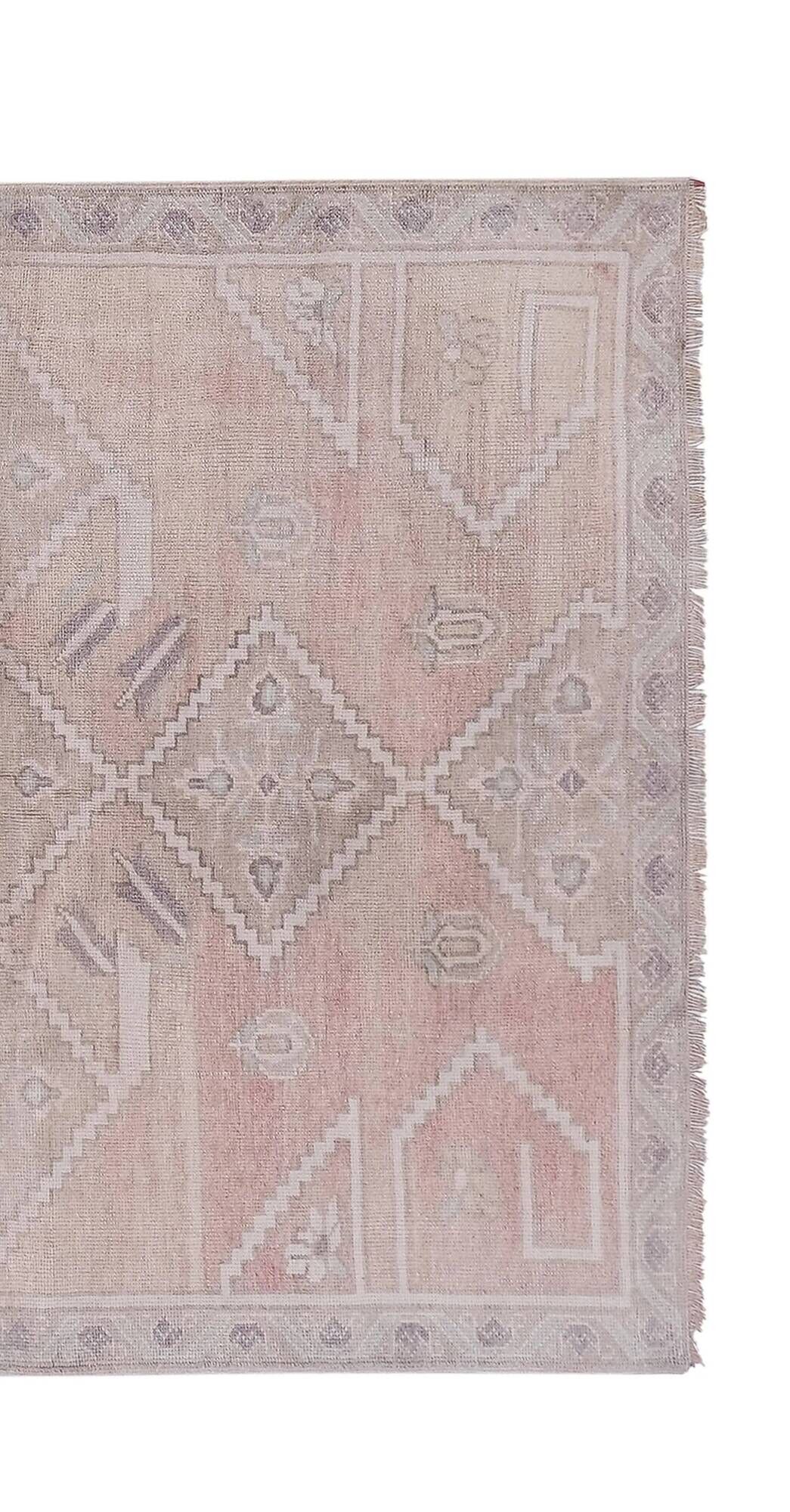 Vintage Turkish rug handmade 154x309 cm