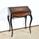 Blackened pearwood and amboyna sloping desk, Napoleon III period, mid-19th century