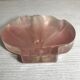 Vase ancien soliflore cristal Walther glas verre rose forme lotus vintage