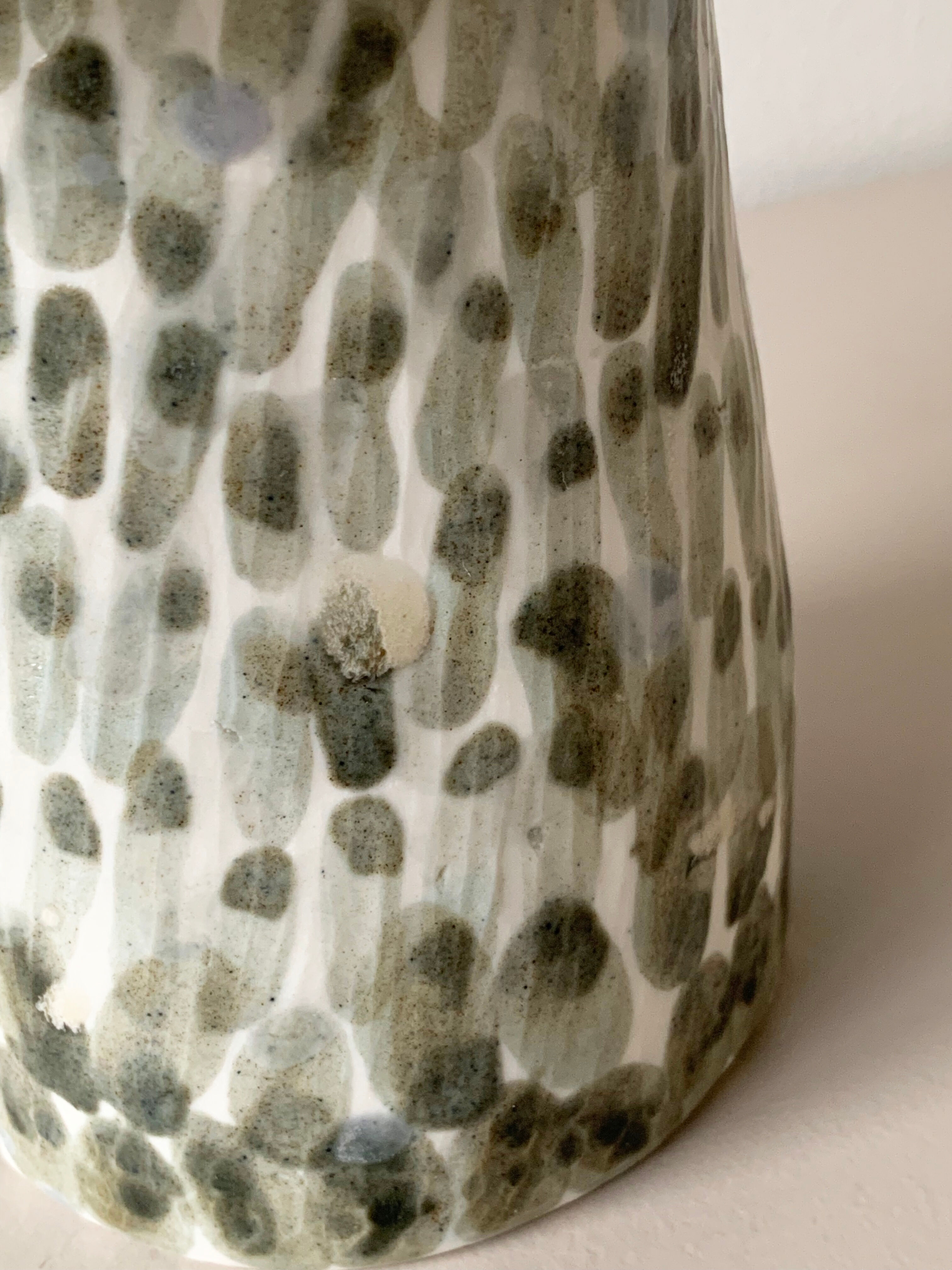 Organic porcelain vase