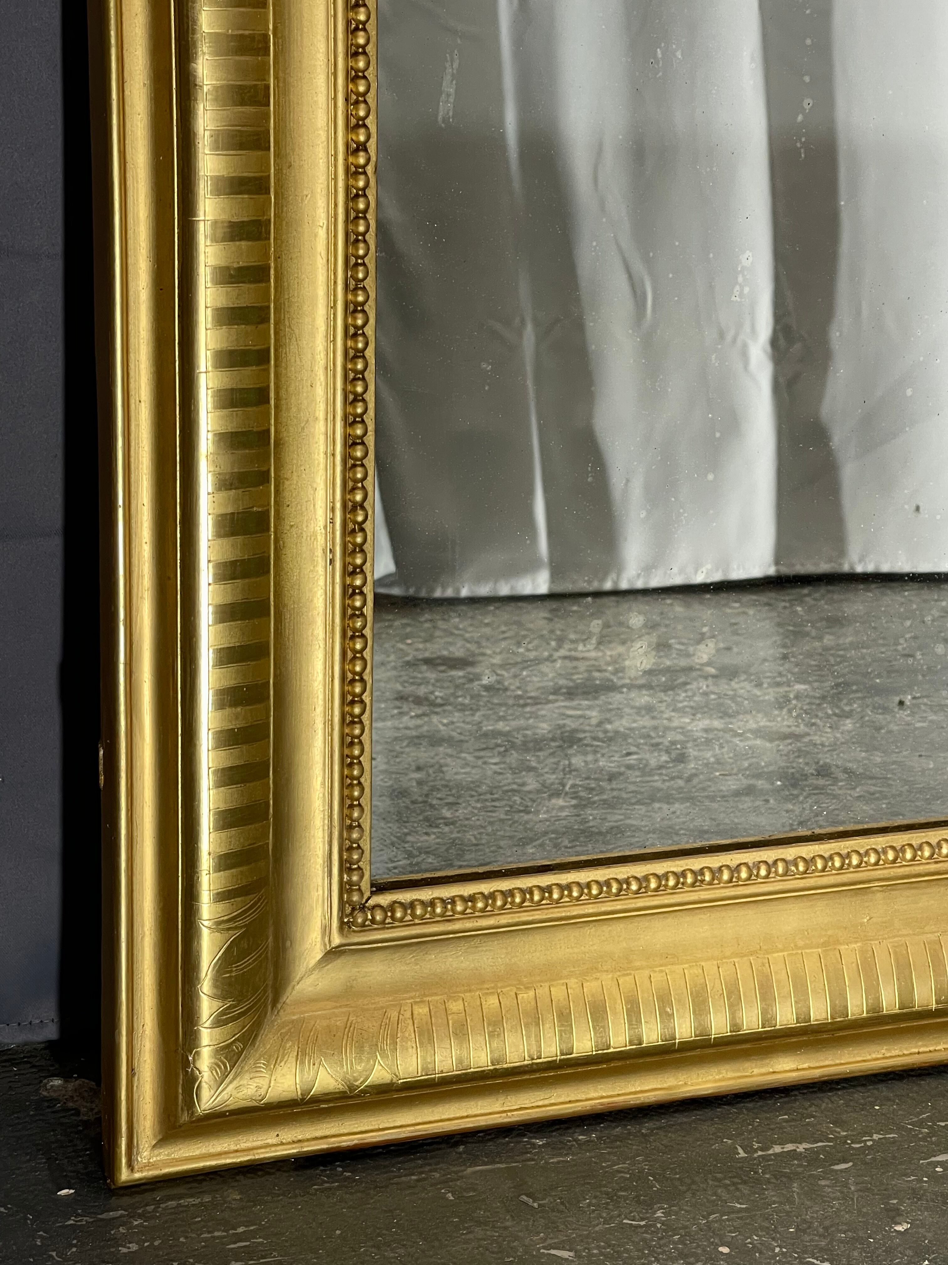 Mirror 141x101 cm Louis-Philippe era very good condition