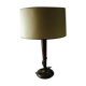 Plate table lamp, wooden, art deco