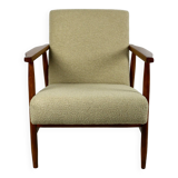 Vintage Beige Easy Boucle Chair, 1970s