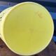 Yellow plastic pot cover 50s-60s