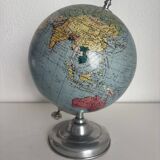 Vintage terrestrial globe 1947 Taride Paris - 29 cm