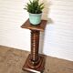 Antique wine press plant stand, France 1940s
