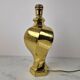 Sculptural Brass Table Lamp, Heavy Quality, Without Shade