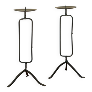 Paire de chandeliers - tripodes