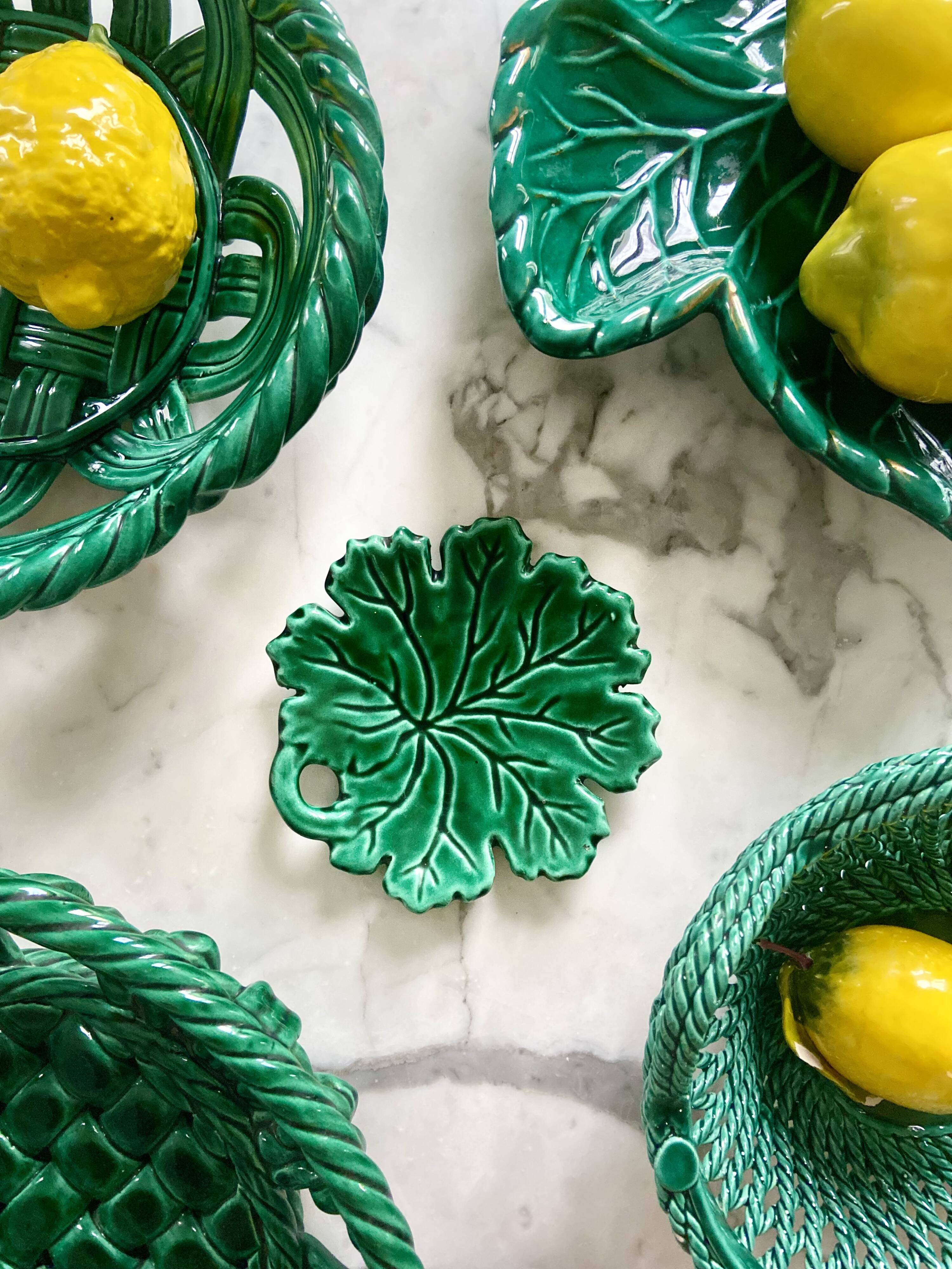 Small ceramic "Oak" bowl - Vallauris - circa 1950.
