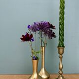 Vintage brass candlestick - candle holder