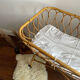 Berceau rotin vintage