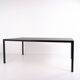 HAY T12 dining table – black linoleum – black aluminium frame