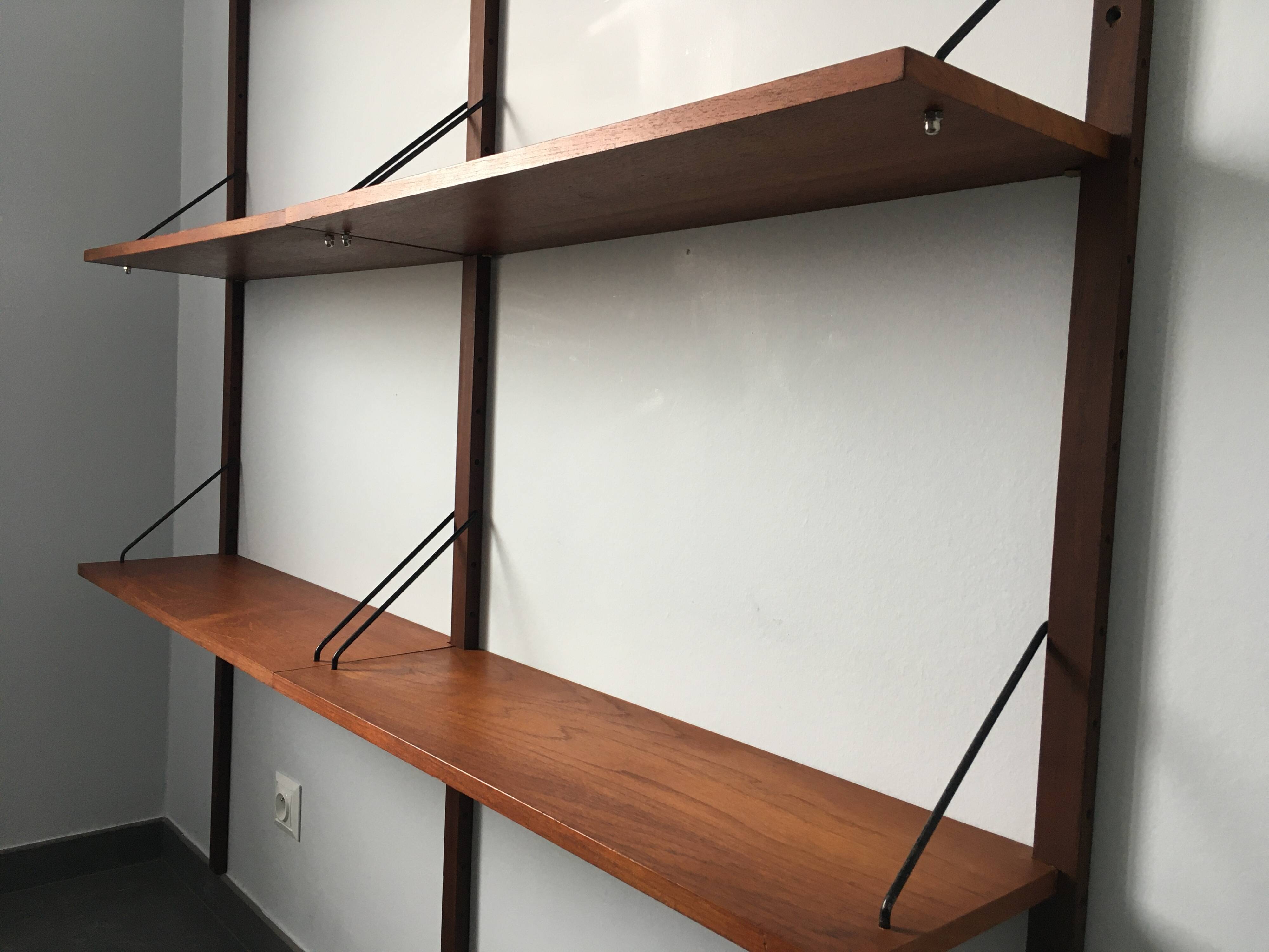 Scandinavian wall shelves from the 60s