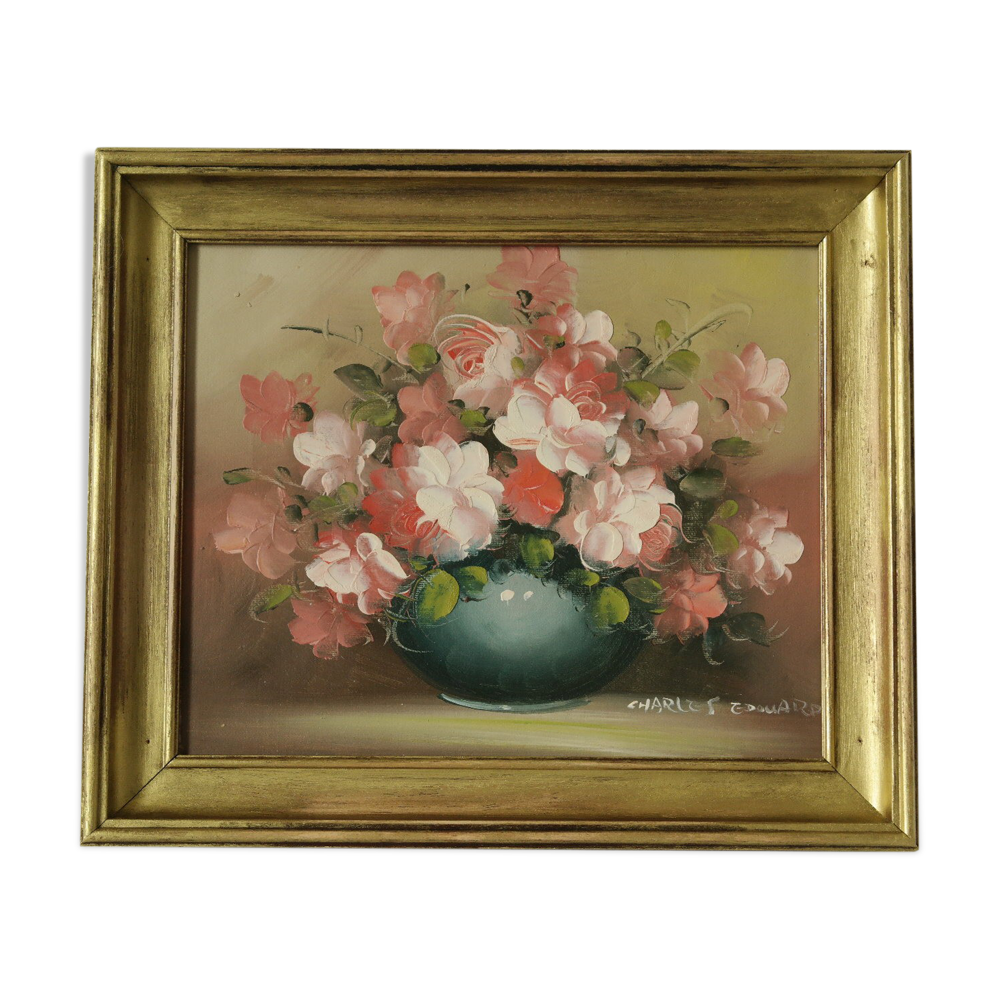 Painting bouquet of flowers charles Edouard