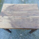 Firm table desk cherry walnut a drawer in front