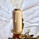 Pair of gilt bronze wall sconces, Louis XV rocaille style
