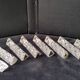 8 crystal lead knife rests