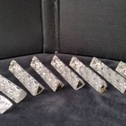 8 Porte couteaux en cristal au Plomb